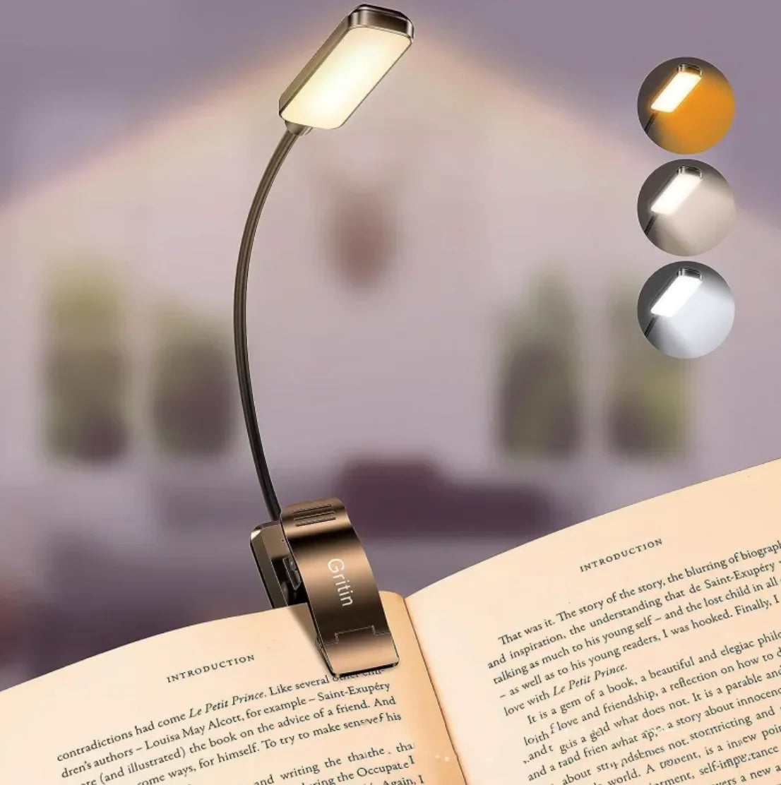 Minimalist Household LED Rechargeable Book Light